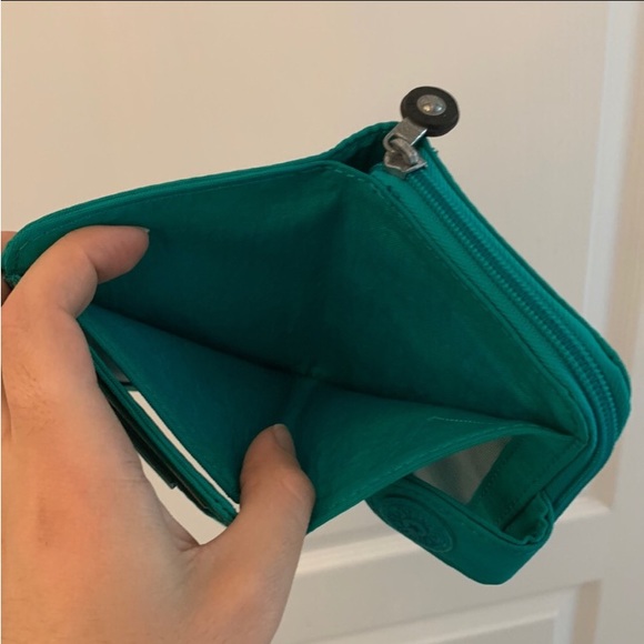 Kipling Turquoise Compact Wallet - Picture 13 of 13